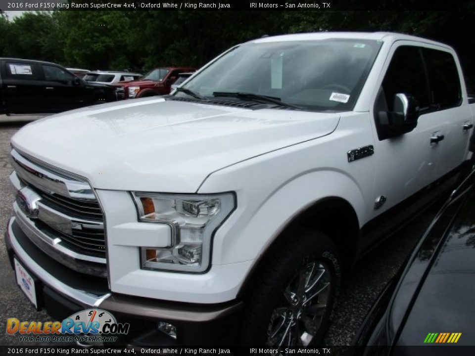 2016 Ford F150 King Ranch SuperCrew 4x4 Oxford White / King Ranch Java Photo #2