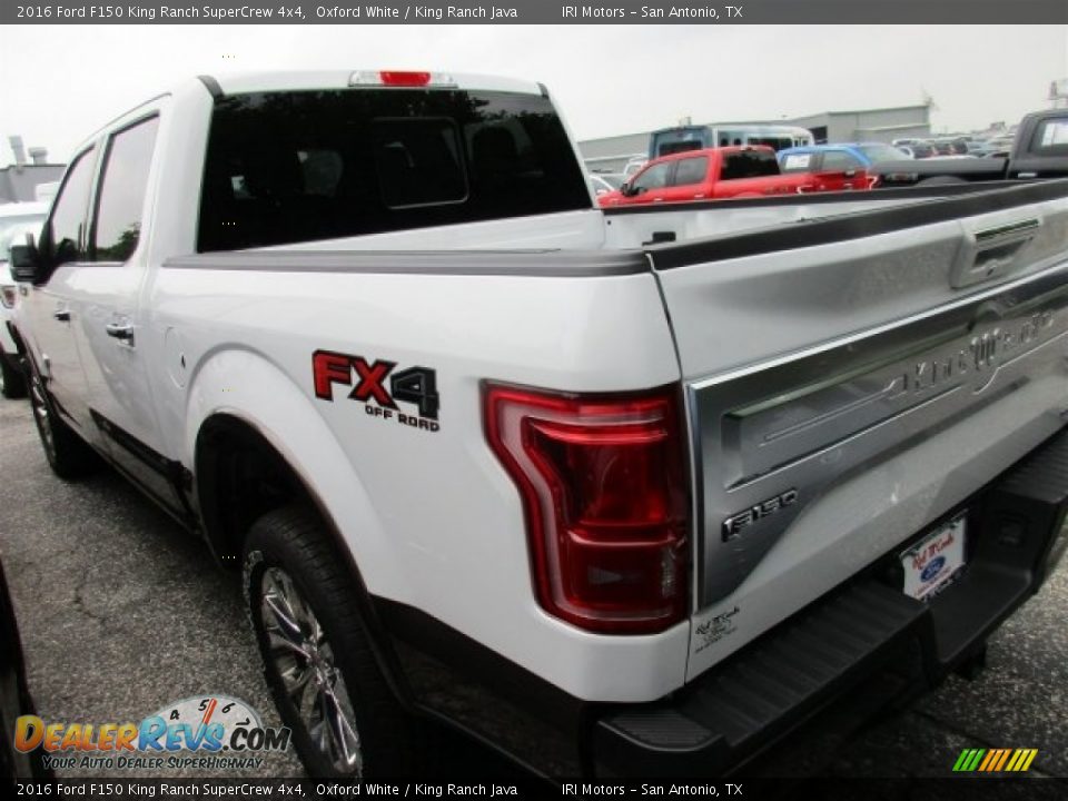 2016 Ford F150 King Ranch SuperCrew 4x4 Oxford White / King Ranch Java Photo #6