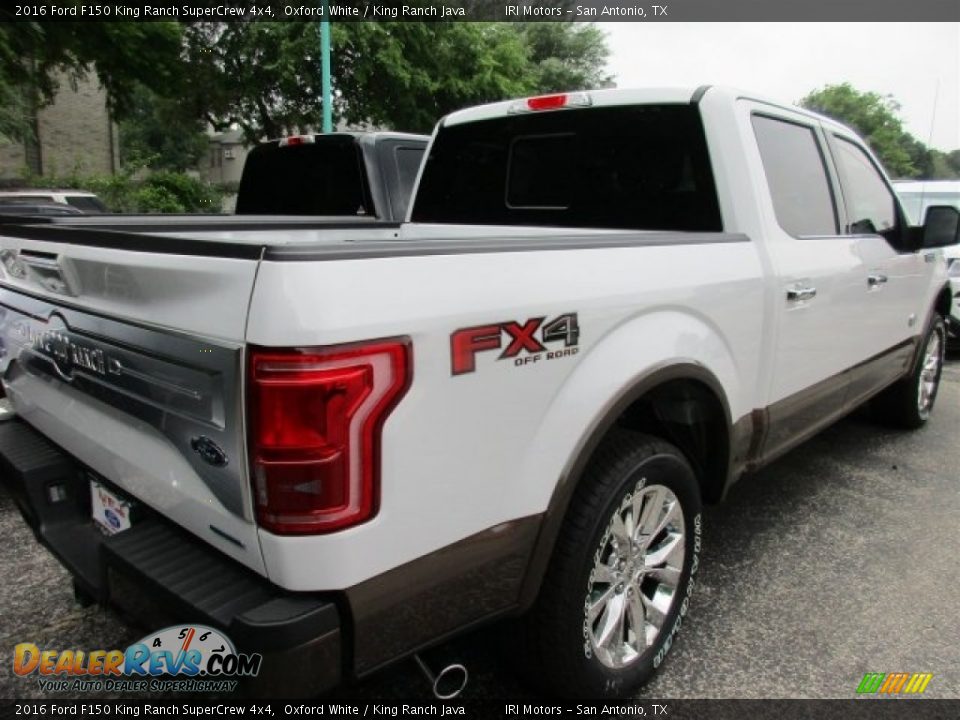 2016 Ford F150 King Ranch SuperCrew 4x4 Oxford White / King Ranch Java Photo #11