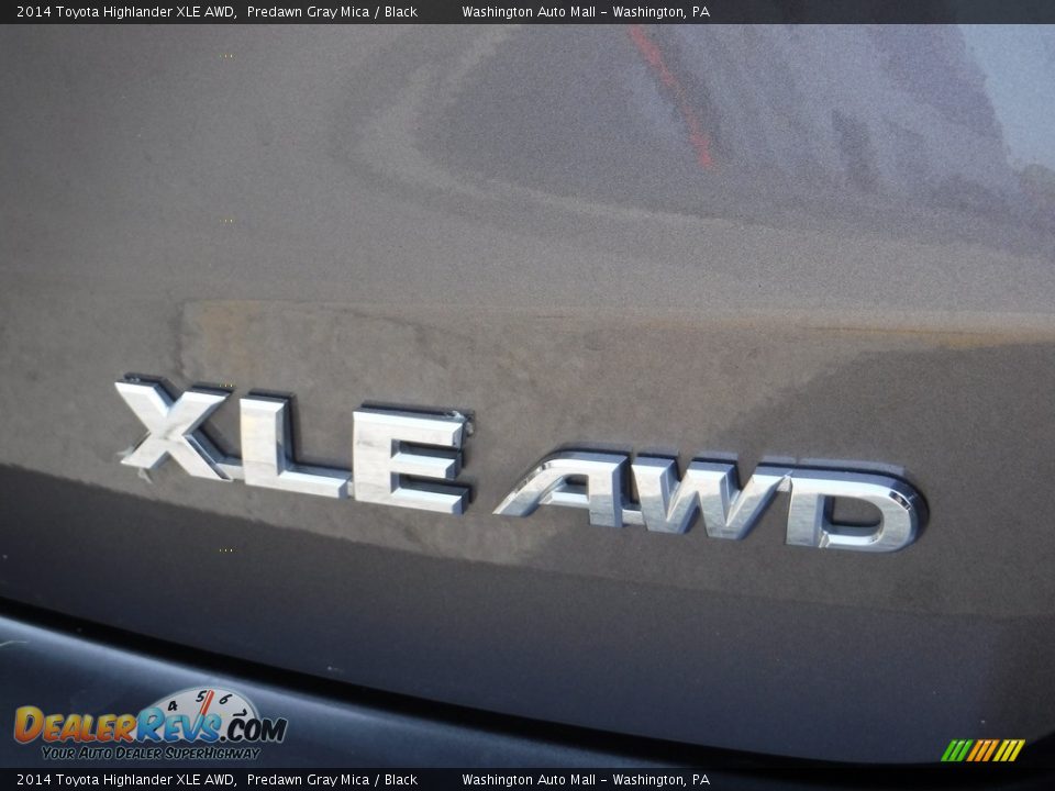 2014 Toyota Highlander XLE AWD Predawn Gray Mica / Black Photo #10