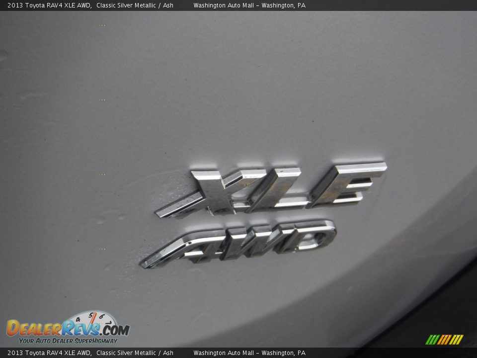 2013 Toyota RAV4 XLE AWD Classic Silver Metallic / Ash Photo #9