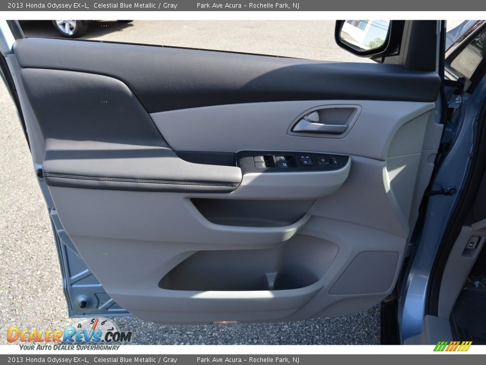 2013 Honda Odyssey EX-L Celestial Blue Metallic / Gray Photo #9
