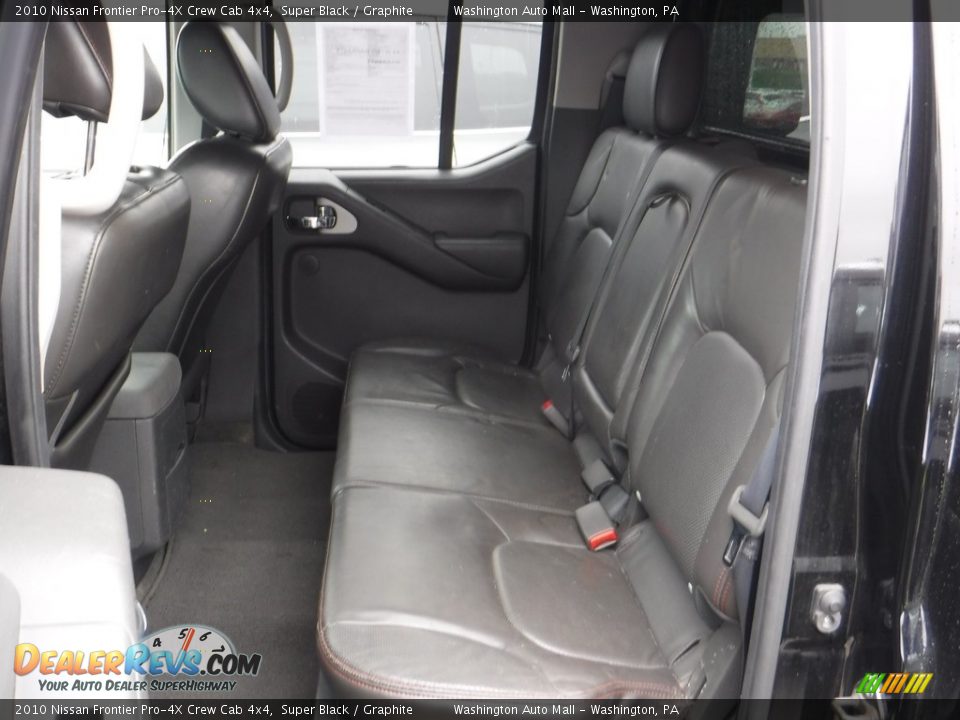 2010 Nissan Frontier Pro-4X Crew Cab 4x4 Super Black / Graphite Photo #21