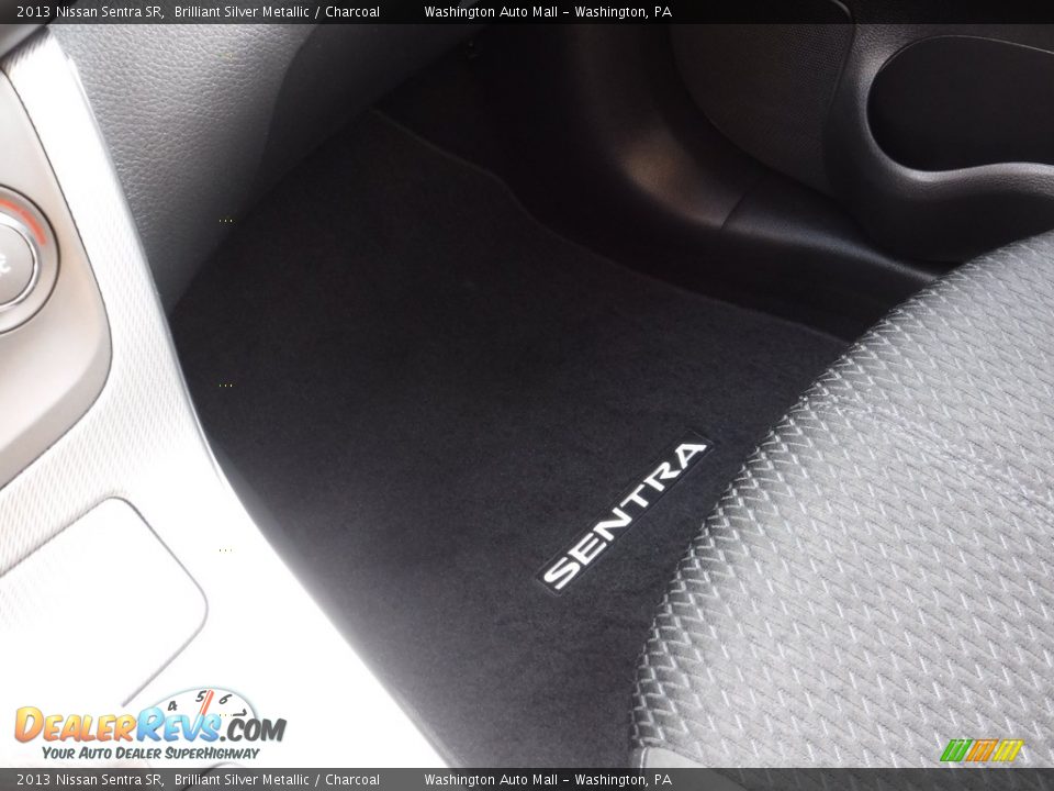 2013 Nissan Sentra SR Brilliant Silver Metallic / Charcoal Photo #16