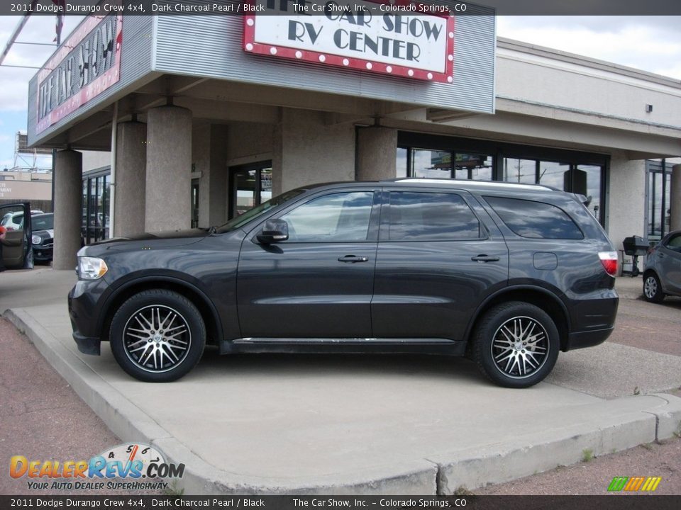 2011 Dodge Durango Crew 4x4 Dark Charcoal Pearl / Black Photo #2