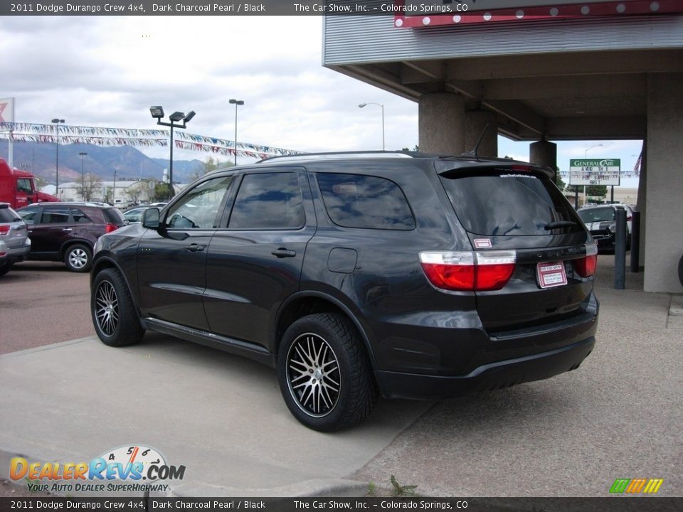 2011 Dodge Durango Crew 4x4 Dark Charcoal Pearl / Black Photo #3