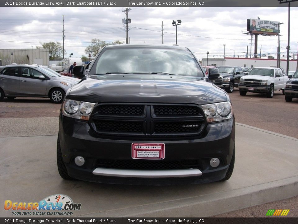 2011 Dodge Durango Crew 4x4 Dark Charcoal Pearl / Black Photo #8