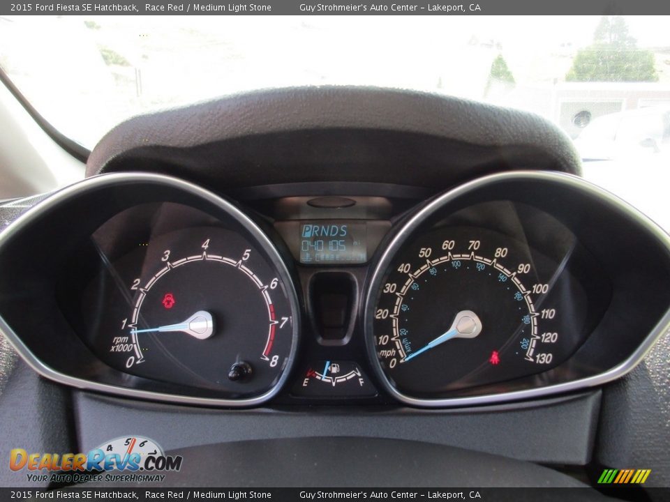 2015 Ford Fiesta SE Hatchback Race Red / Medium Light Stone Photo #12