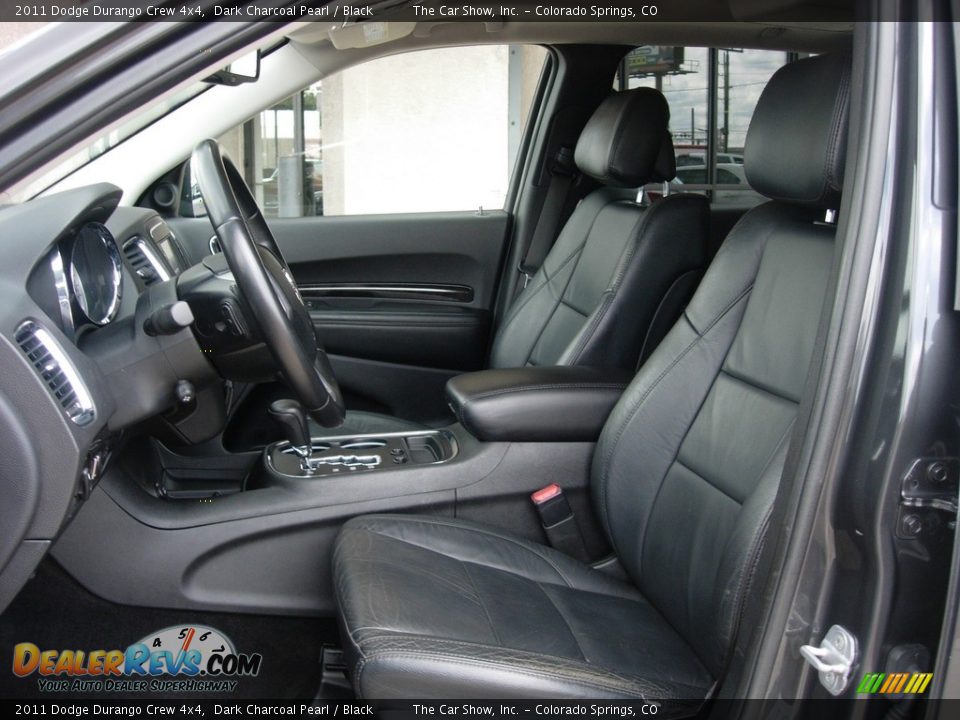 2011 Dodge Durango Crew 4x4 Dark Charcoal Pearl / Black Photo #10