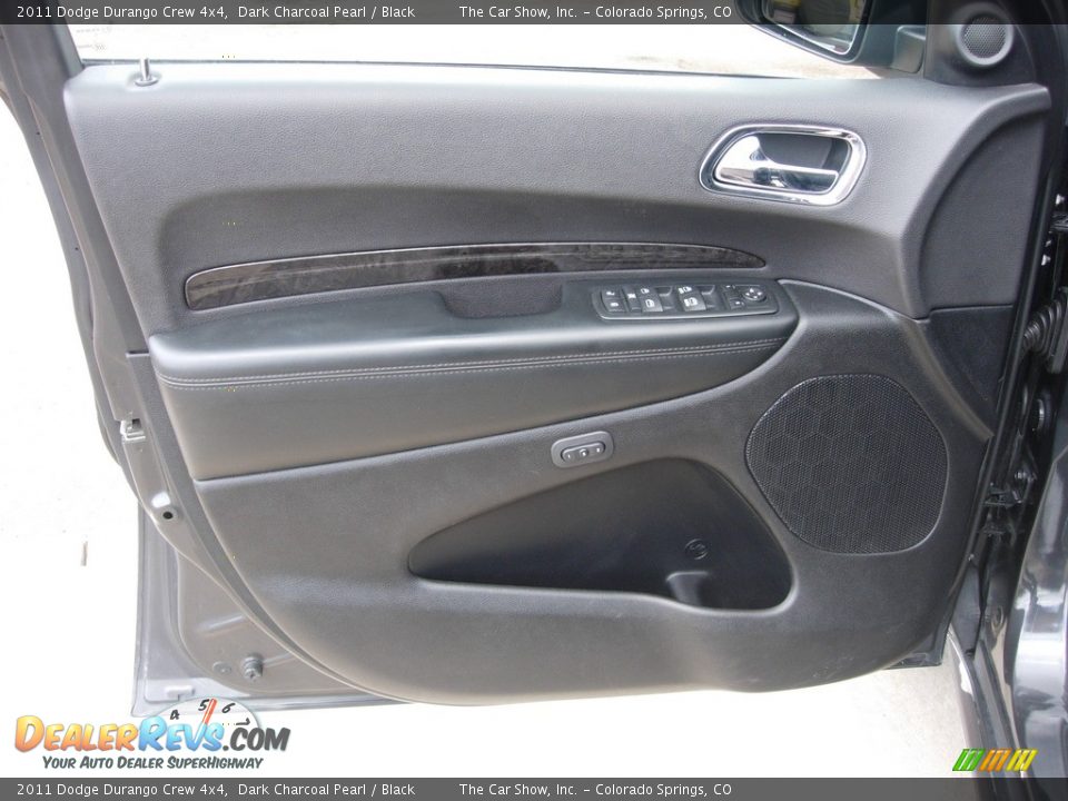 2011 Dodge Durango Crew 4x4 Dark Charcoal Pearl / Black Photo #11