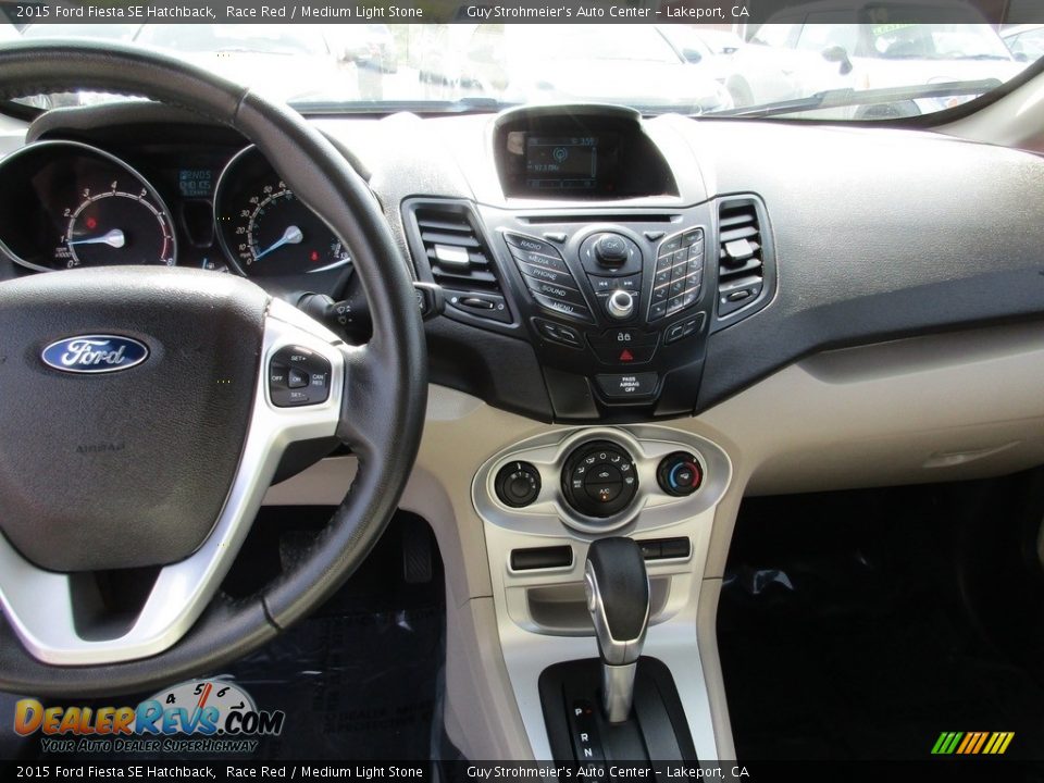 2015 Ford Fiesta SE Hatchback Race Red / Medium Light Stone Photo #14