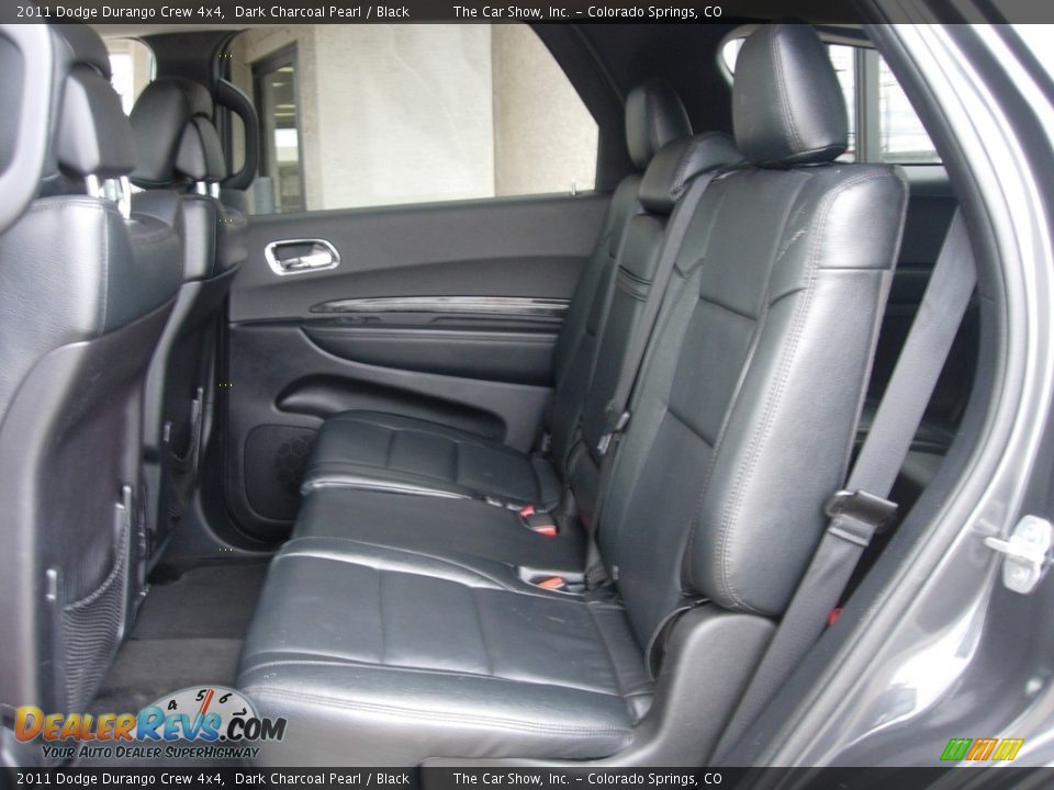 2011 Dodge Durango Crew 4x4 Dark Charcoal Pearl / Black Photo #12