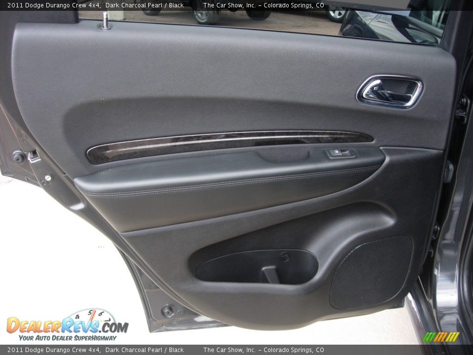 2011 Dodge Durango Crew 4x4 Dark Charcoal Pearl / Black Photo #13