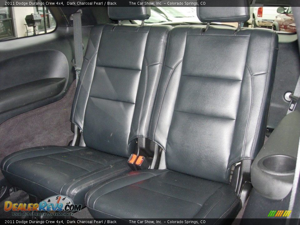 2011 Dodge Durango Crew 4x4 Dark Charcoal Pearl / Black Photo #14