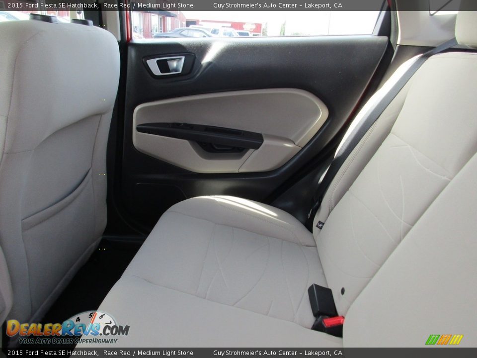 2015 Ford Fiesta SE Hatchback Race Red / Medium Light Stone Photo #21