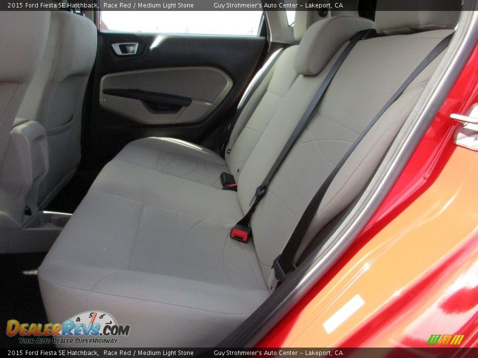 2015 Ford Fiesta SE Hatchback Race Red / Medium Light Stone Photo #22