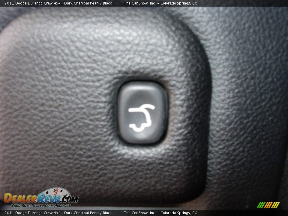 2011 Dodge Durango Crew 4x4 Dark Charcoal Pearl / Black Photo #17