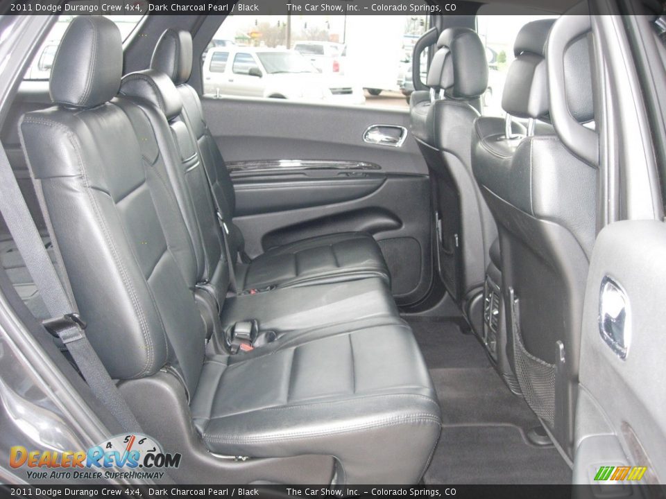 2011 Dodge Durango Crew 4x4 Dark Charcoal Pearl / Black Photo #18