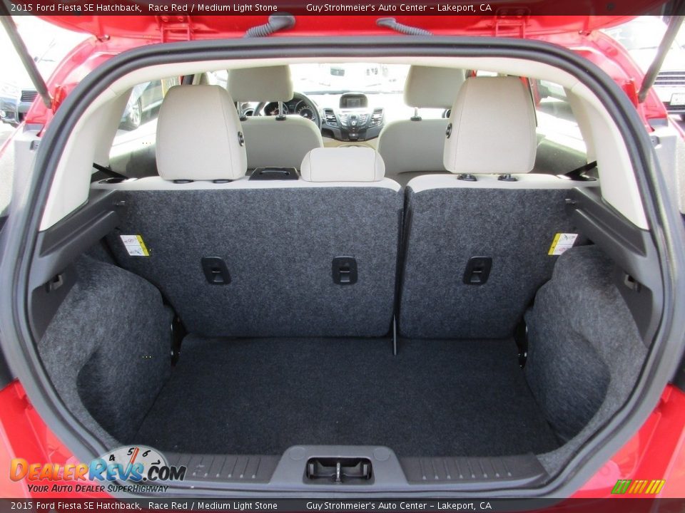 2015 Ford Fiesta SE Hatchback Race Red / Medium Light Stone Photo #24