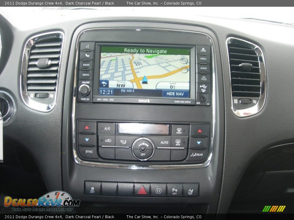 2011 Dodge Durango Crew 4x4 Dark Charcoal Pearl / Black Photo #23