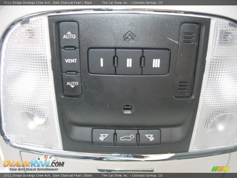 2011 Dodge Durango Crew 4x4 Dark Charcoal Pearl / Black Photo #27