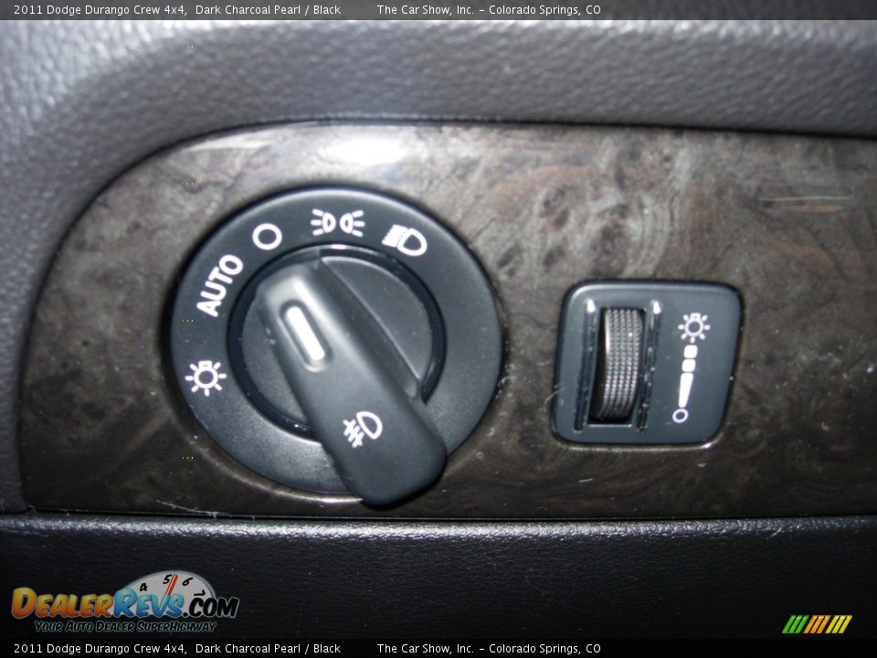 2011 Dodge Durango Crew 4x4 Dark Charcoal Pearl / Black Photo #28