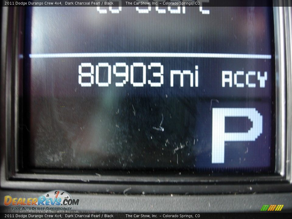 2011 Dodge Durango Crew 4x4 Dark Charcoal Pearl / Black Photo #29