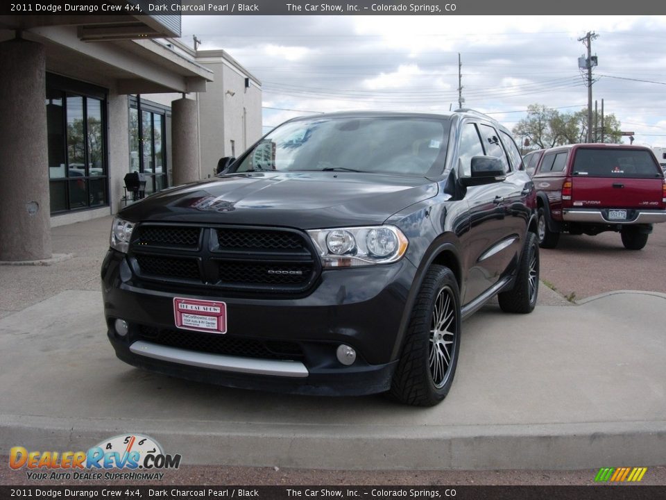 2011 Dodge Durango Crew 4x4 Dark Charcoal Pearl / Black Photo #33