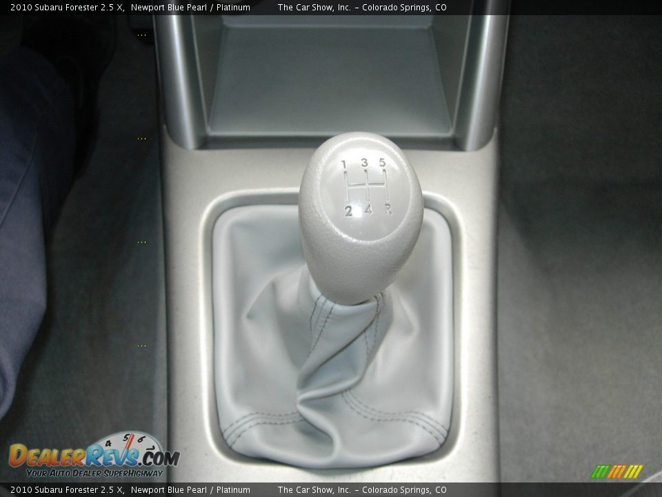 2010 Subaru Forester 2.5 X Newport Blue Pearl / Platinum Photo #12