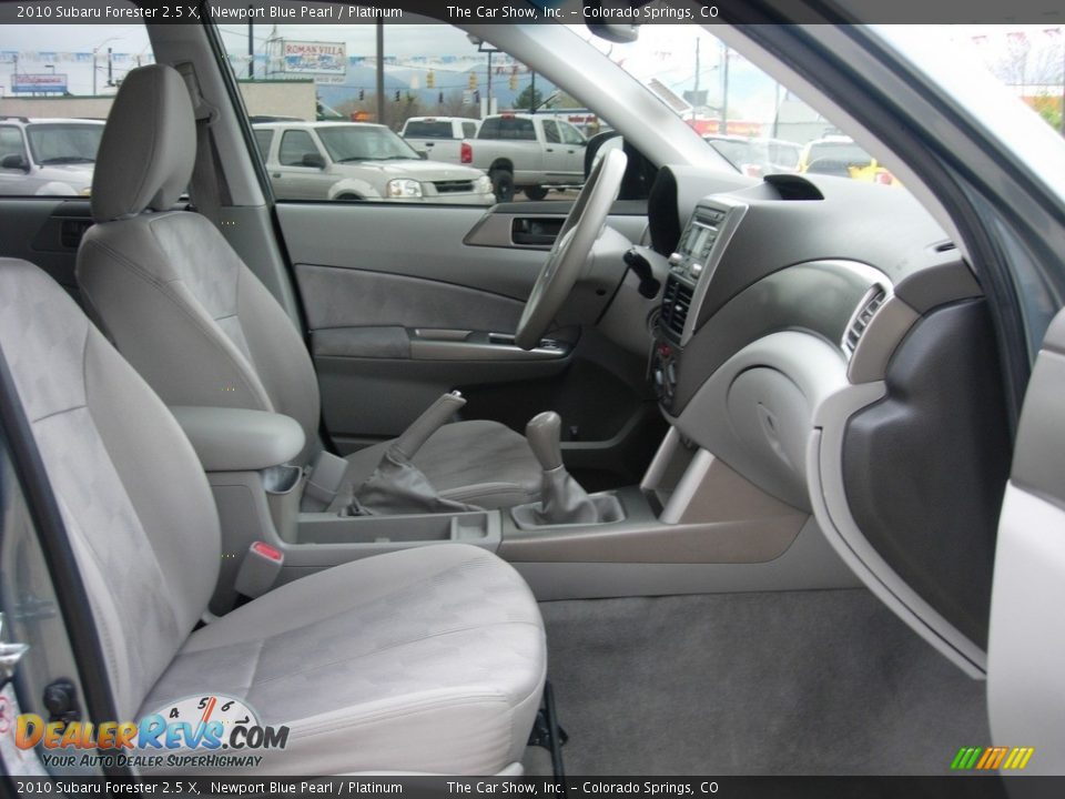 2010 Subaru Forester 2.5 X Newport Blue Pearl / Platinum Photo #23