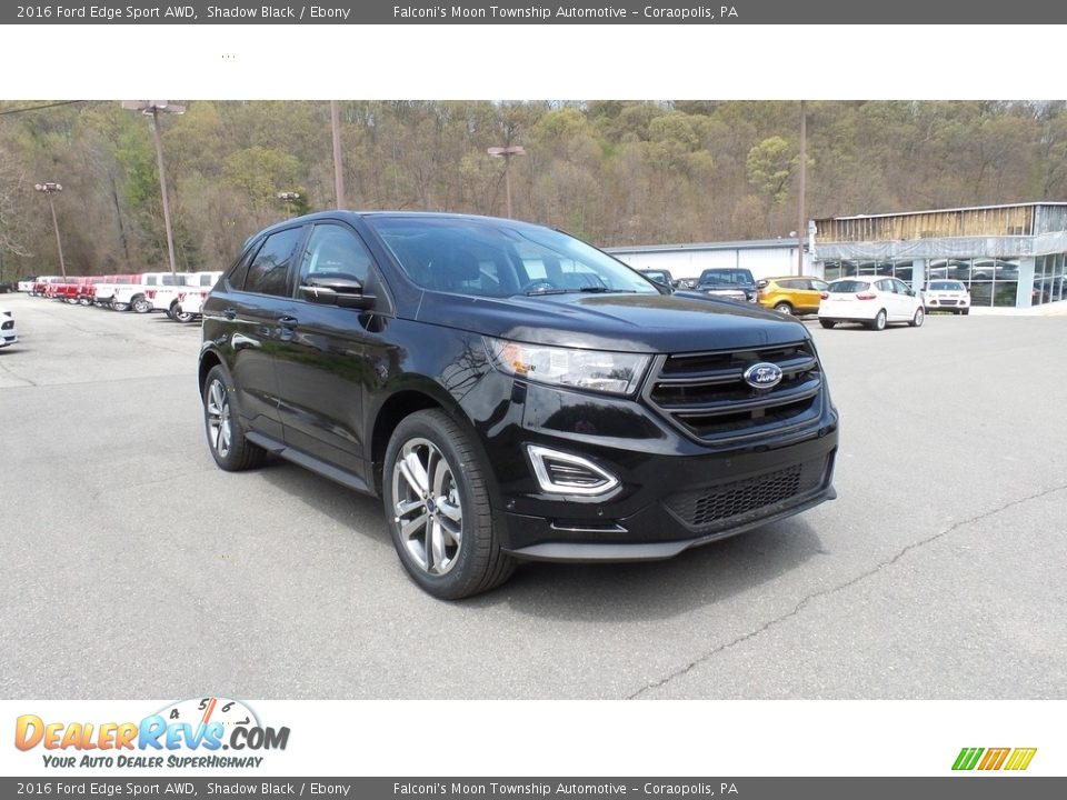 2016 Ford Edge Sport AWD Shadow Black / Ebony Photo #3