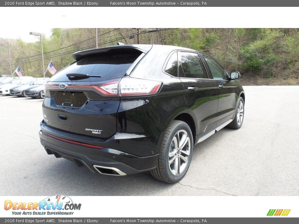 2016 Ford Edge Sport AWD Shadow Black / Ebony Photo #4