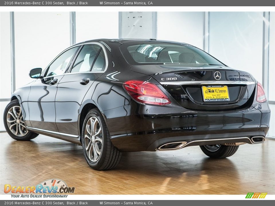 2016 Mercedes-Benz C 300 Sedan Black / Black Photo #3