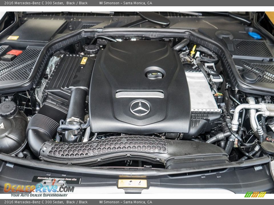2016 Mercedes-Benz C 300 Sedan Black / Black Photo #8