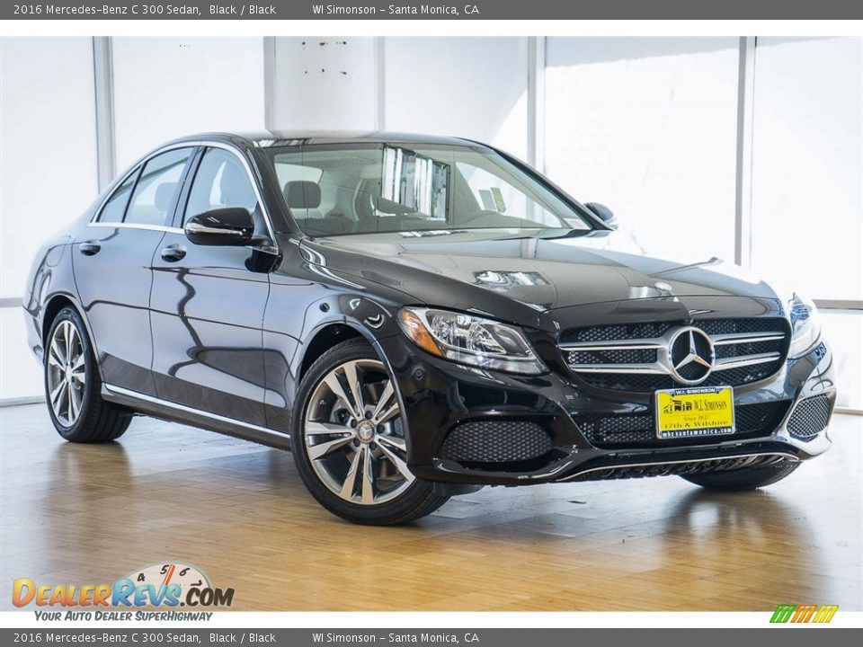 2016 Mercedes-Benz C 300 Sedan Black / Black Photo #11