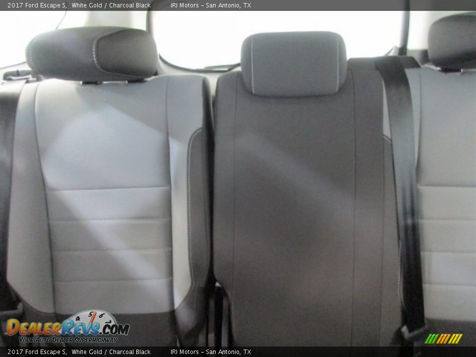 2017 Ford Escape S White Gold / Charcoal Black Photo #18