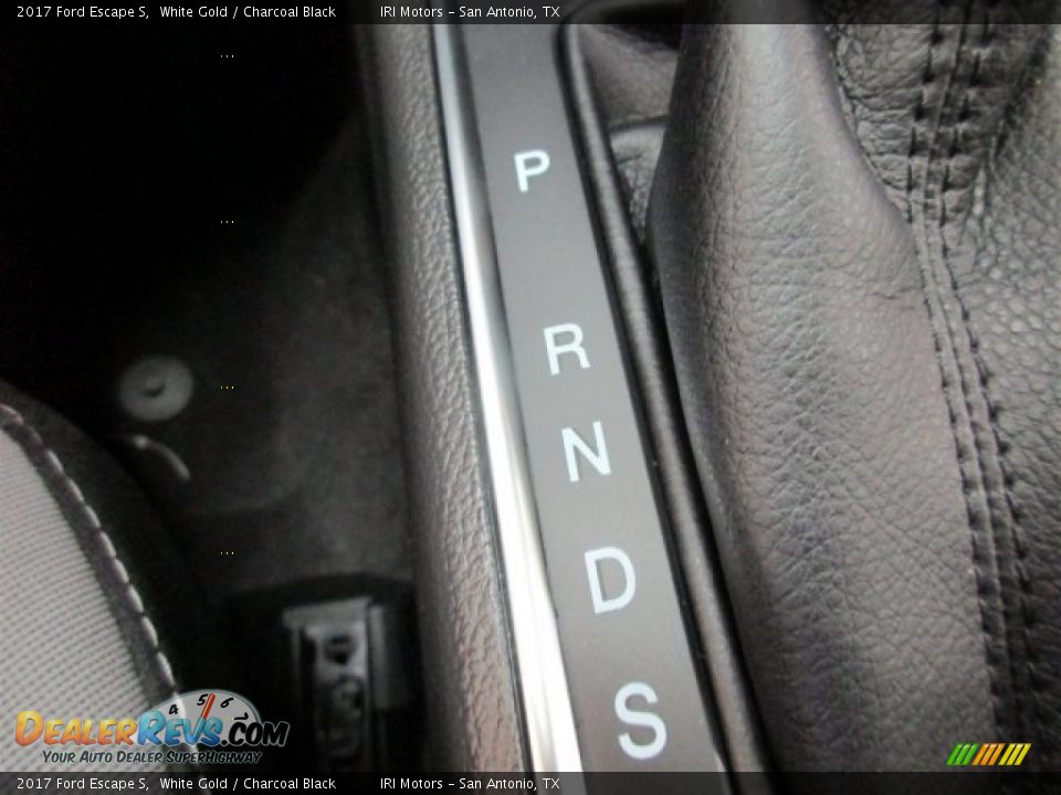 2017 Ford Escape S White Gold / Charcoal Black Photo #23