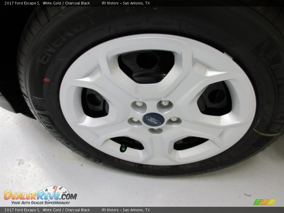 2017 Ford Escape S White Gold / Charcoal Black Photo #24