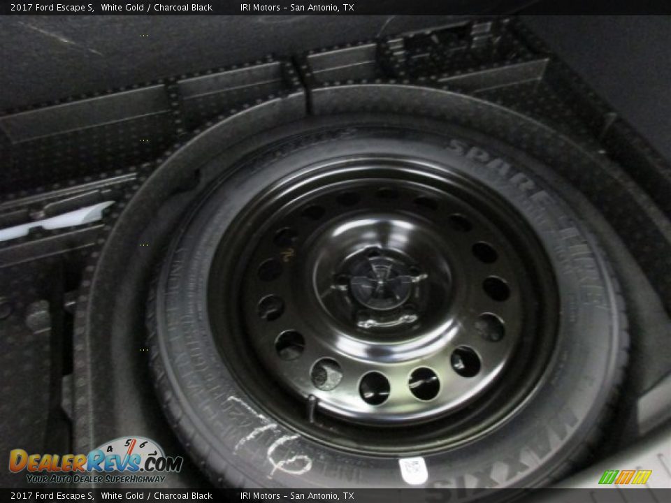 2017 Ford Escape S White Gold / Charcoal Black Photo #27