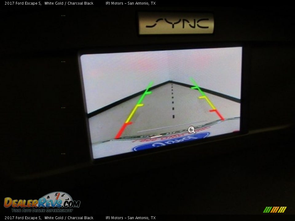 2017 Ford Escape S White Gold / Charcoal Black Photo #30