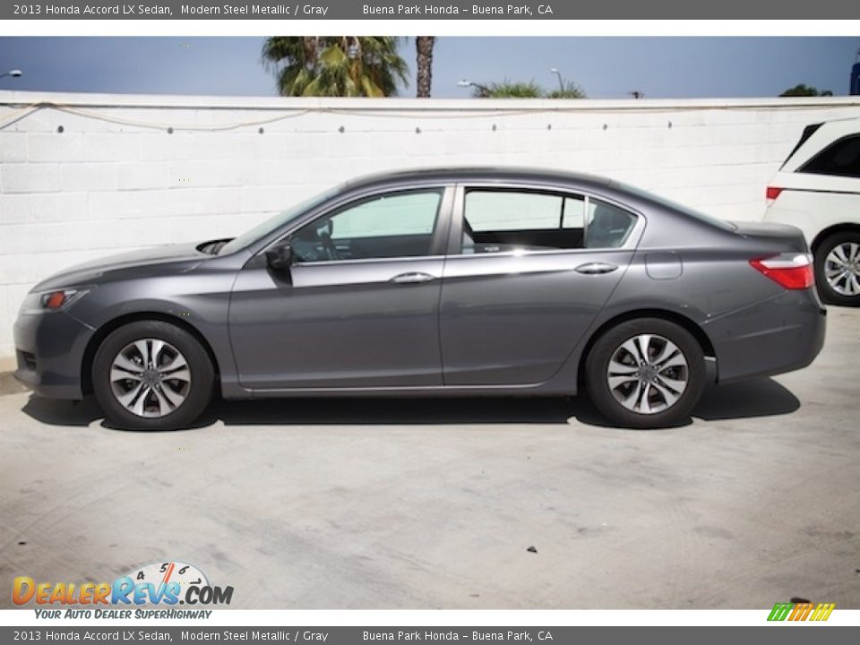 2013 Honda Accord LX Sedan Modern Steel Metallic / Gray Photo #8