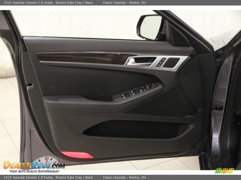 2015 Hyundai Genesis 3.8 Sedan Empire State Gray / Black Photo #4
