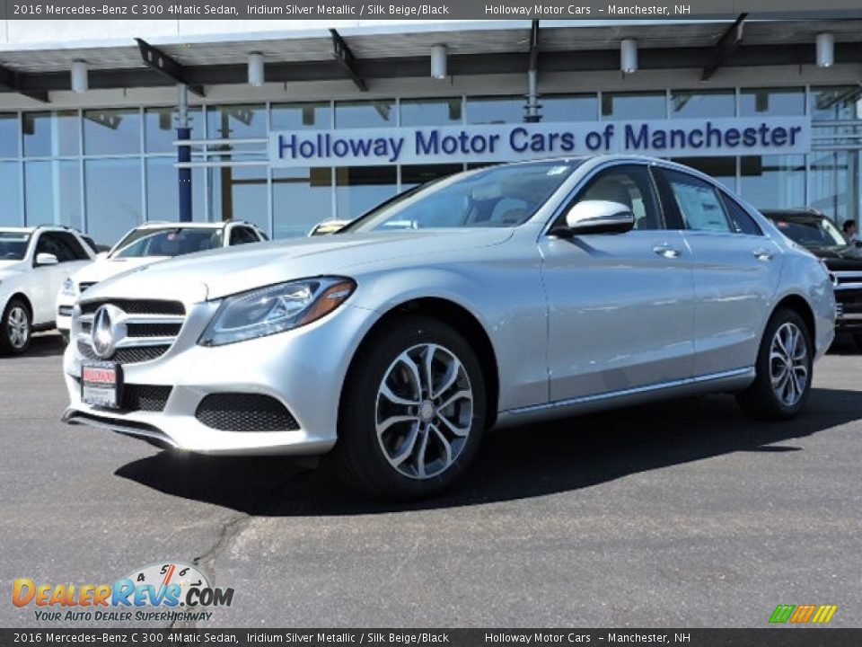 2016 Mercedes-Benz C 300 4Matic Sedan Iridium Silver Metallic / Silk Beige/Black Photo #1