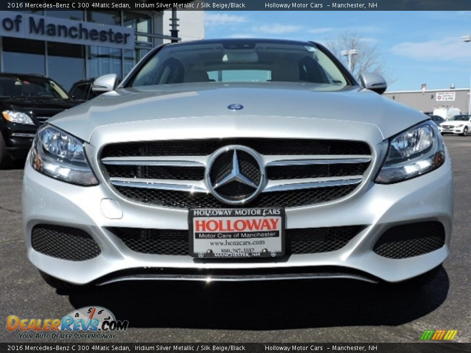 2016 Mercedes-Benz C 300 4Matic Sedan Iridium Silver Metallic / Silk Beige/Black Photo #2