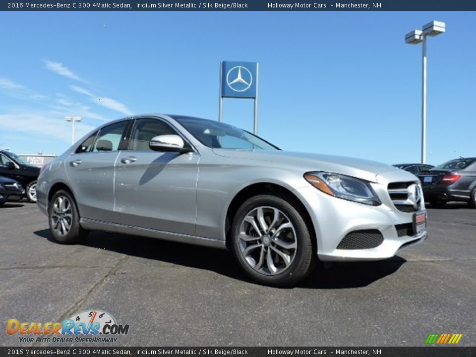 2016 Mercedes-Benz C 300 4Matic Sedan Iridium Silver Metallic / Silk Beige/Black Photo #3