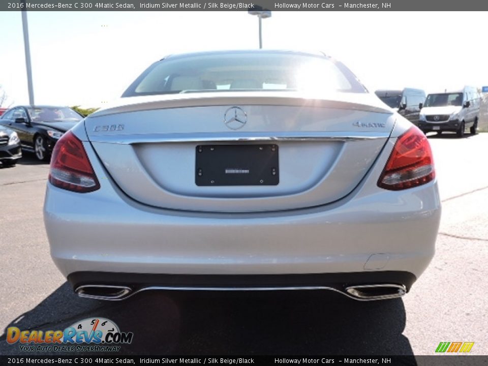 2016 Mercedes-Benz C 300 4Matic Sedan Iridium Silver Metallic / Silk Beige/Black Photo #4