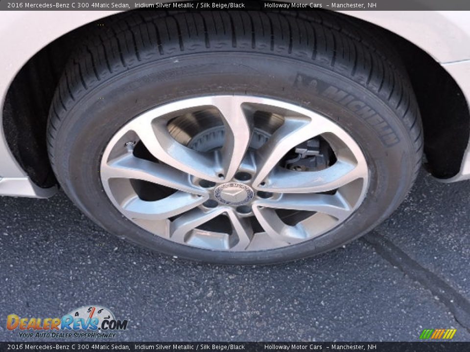 2016 Mercedes-Benz C 300 4Matic Sedan Iridium Silver Metallic / Silk Beige/Black Photo #5