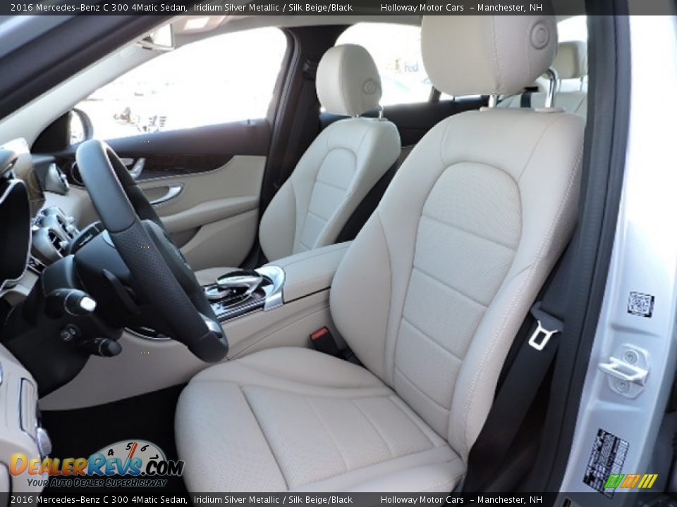 2016 Mercedes-Benz C 300 4Matic Sedan Iridium Silver Metallic / Silk Beige/Black Photo #7