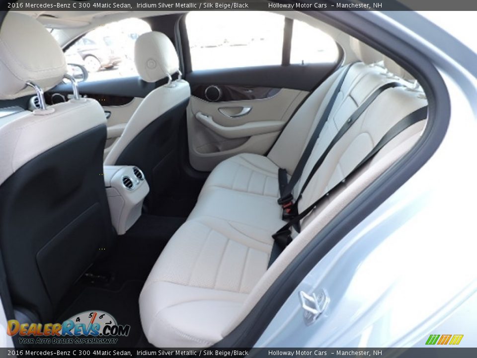 2016 Mercedes-Benz C 300 4Matic Sedan Iridium Silver Metallic / Silk Beige/Black Photo #8