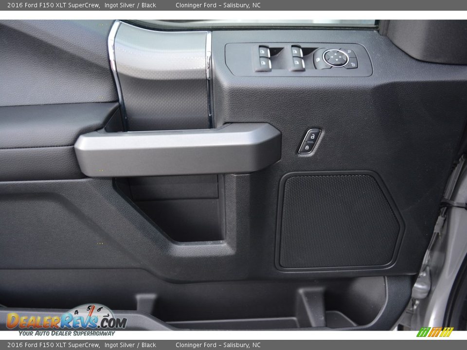 2016 Ford F150 XLT SuperCrew Ingot Silver / Black Photo #7